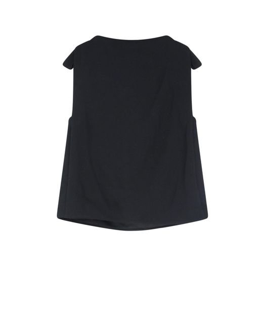 Vince Black Sleeveless Top