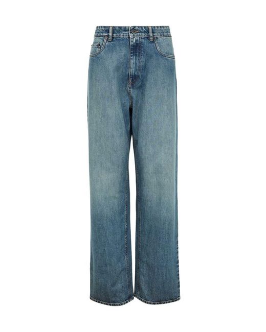 Miu Miu Blue Low-Rise Jeans