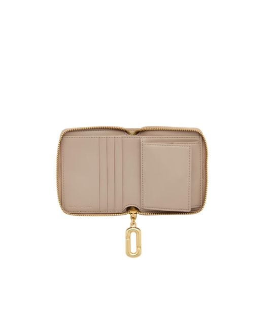 Marc Jacobs Natural Zip-Around Compact Wallet