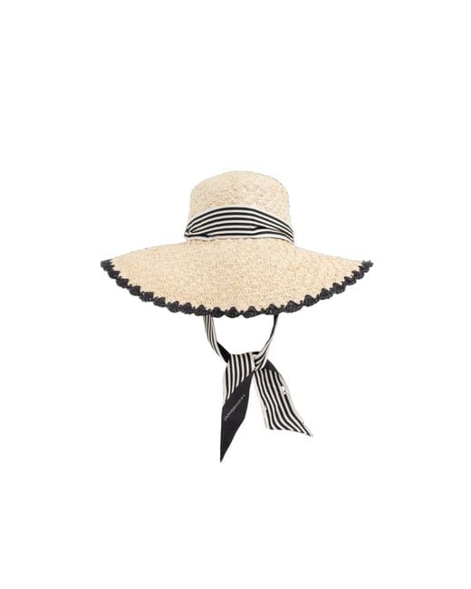 Zimmermann Natural Raffia Tipped Sun Hat