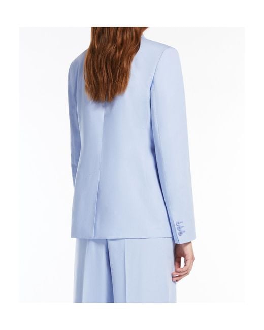 Weekend by Maxmara Blue Quito Single-Breasted Jacket