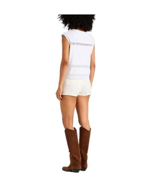 Rag & Bone White Solidcolor Knit Sleeveless Top