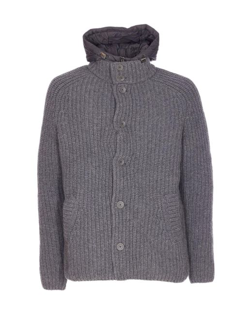 Herno Gray Cardigans for men