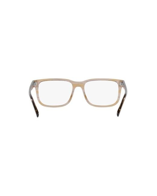 Emporio Armani White Rectangular Flat Mirror for men