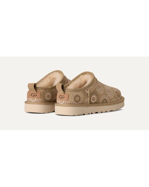 Ugg Brown Sun-Stitched Slippers