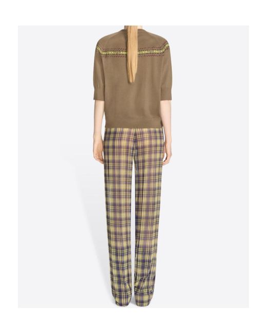 Dries Van Noten Gray Elasticated Pleated Pants