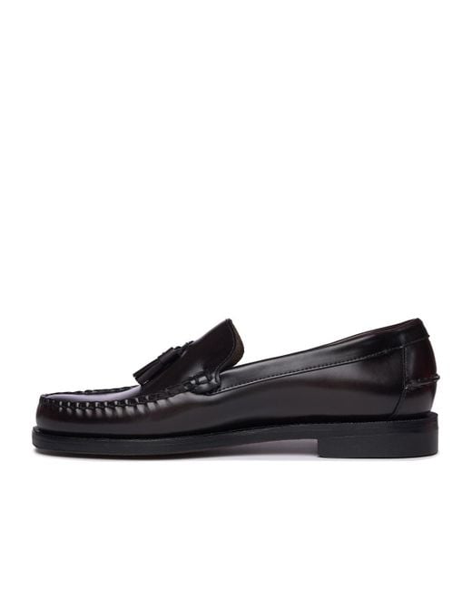 Sebago Black Tassel Loafers for men