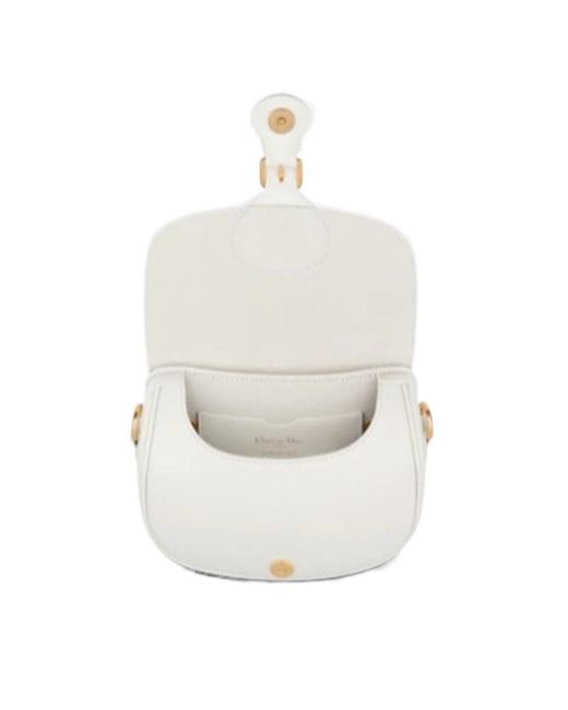 Dior White Small Bobby Handbag