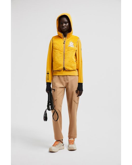 Moncler Yellow Fleece Gilet
