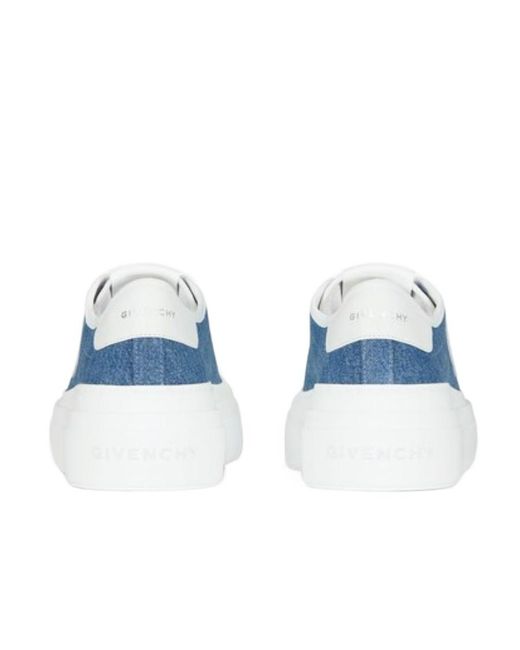 Givenchy Blue City Platform Sneakers