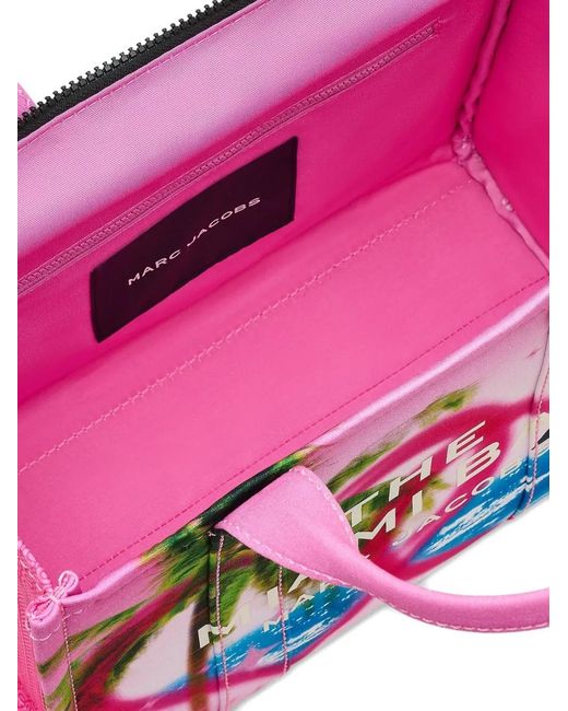 Marc Jacobs Pink Printed Handbag