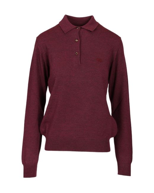 Etro Purple Polo Shirt