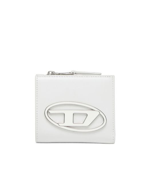 DIESEL White 1Dr Logo-Embellished Wallet