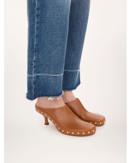 Chloé Brown Chloé Junie Heeled Mules
