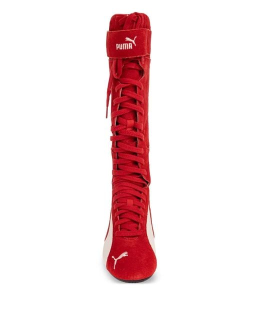 PUMA Red X Represent Lace-Up Boots