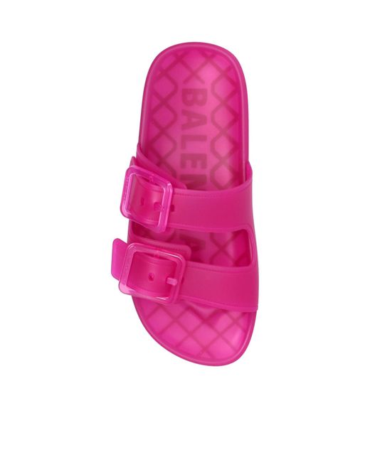 Balenciaga Pink Mallorca Flat Sandals