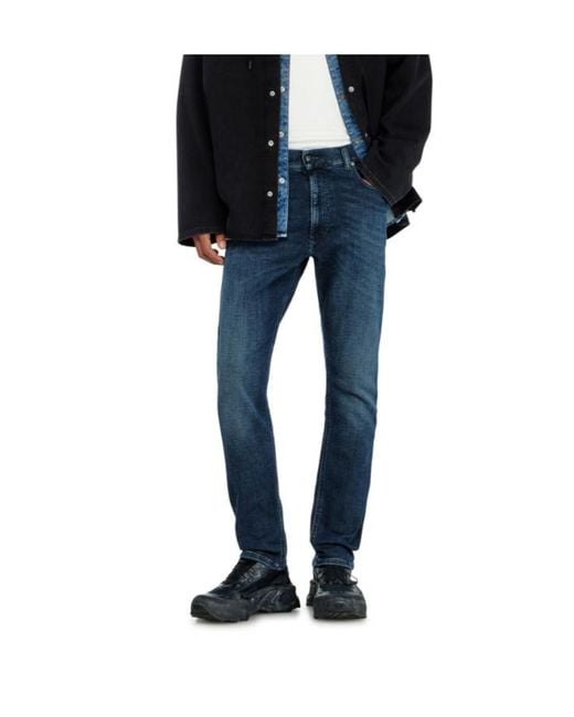 DIESEL Blue 2032 D-Krooley-Bw Joggjeans Straight-Leg Jeans for men