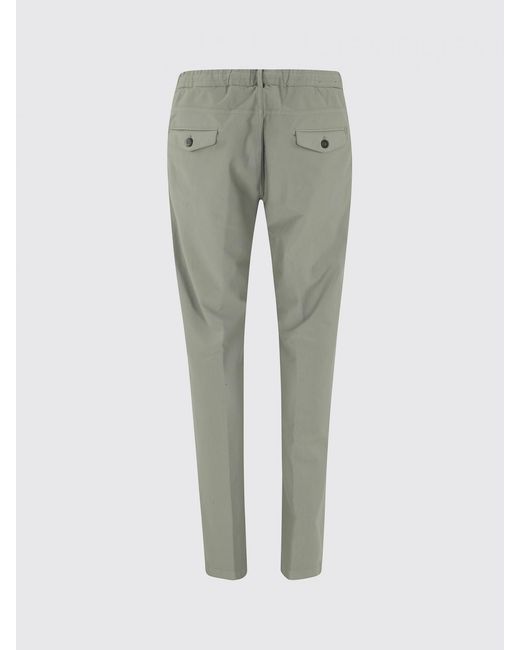 Eleventy Gray Drawstring Casual Pants for men