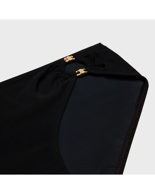 Céline Black Triomphe Swimsuit Bottom