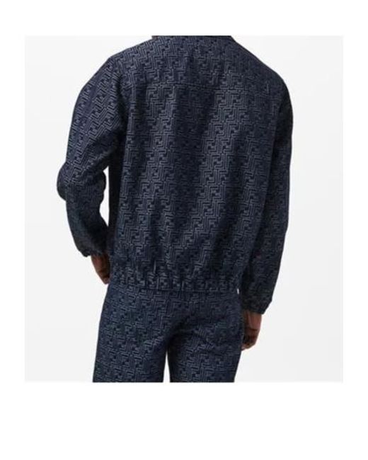 Fendi Blue Jeans Jacket for men