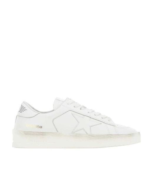Golden Goose Deluxe Brand White Stardan Sneakers