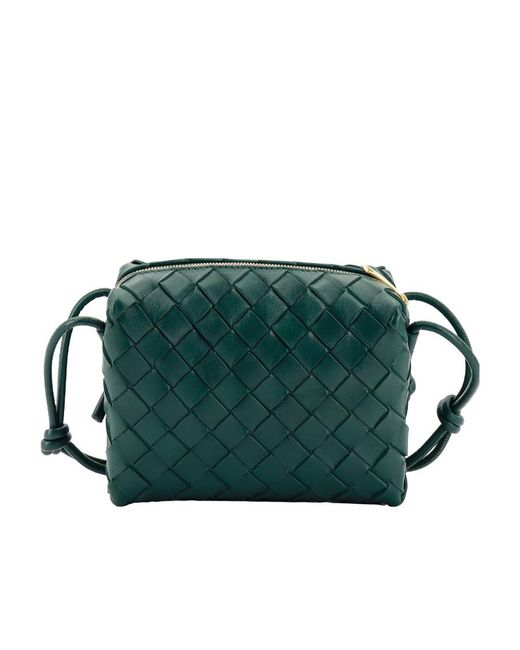 Bottega Veneta Green Loop Mini Camera Bag