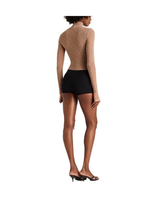 Balenciaga Black Basic Color Split Skirt