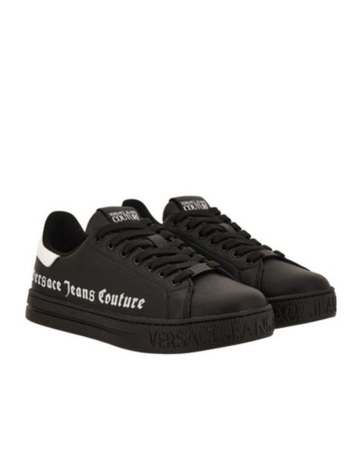 Versace Black Logo Sneakers for men
