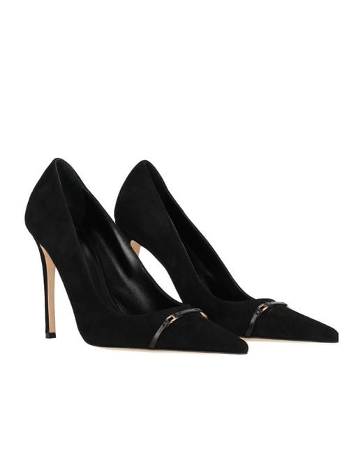 Elisabetta Franchi Black Pointed-Toe High Heels