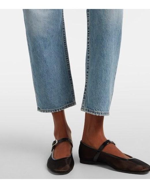 Nili Lotan Blue Straight Jeans