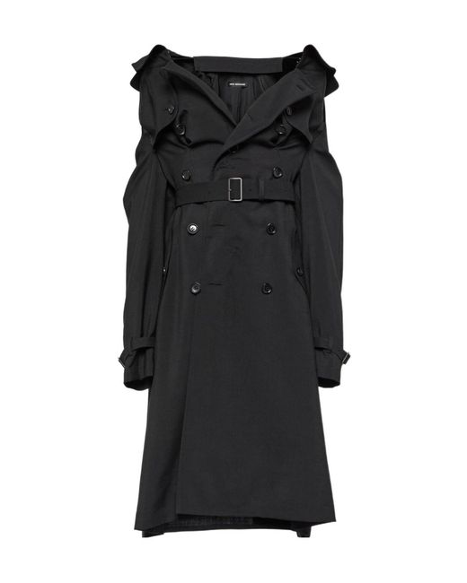 Junya Watanabe Black Sleeveless Midi Dress