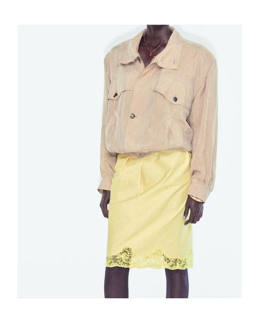 Saint Laurent Natural Long-Sleeved Casual Jacket