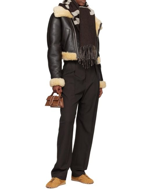 Jacquemus Brown The Bambino Small Flap Bag