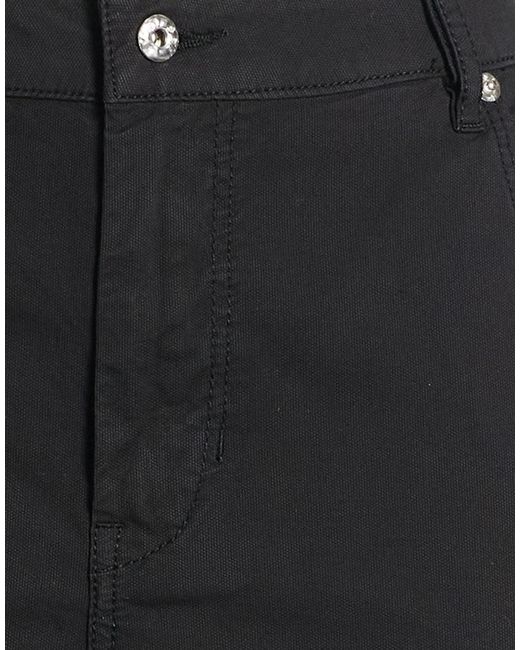 DIESEL Black Solid Color Casual Trousers