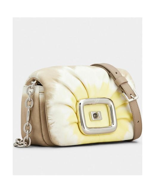 Roger Vivier Metallic Viv' Choc Mini Bag