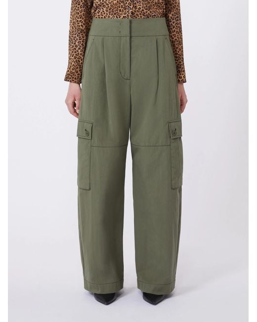 Weekend by Maxmara Green Aquila Tapered Pants