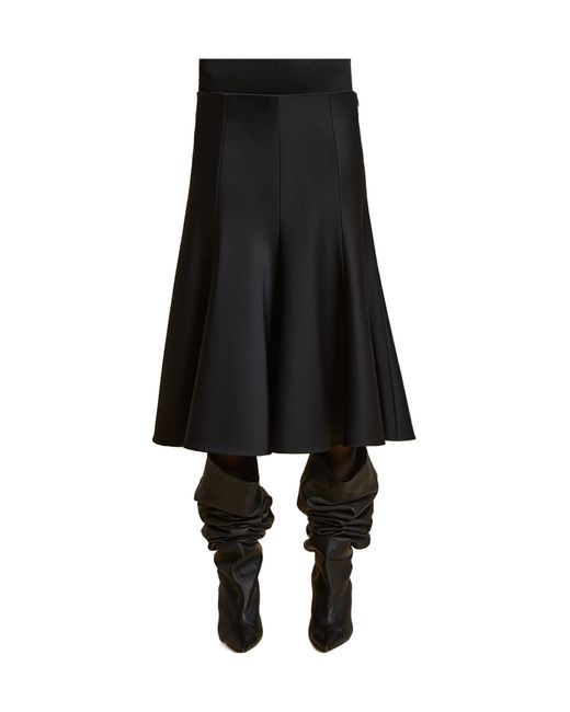 Khaite Black Lennox Skirt