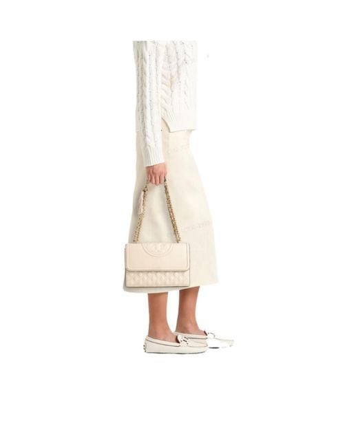 Tory Burch White Mediumsized Shoulder Bag