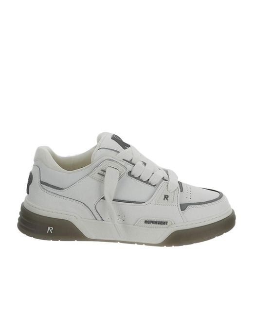 Represent Gray Studio Lace-Up Sneakers for men