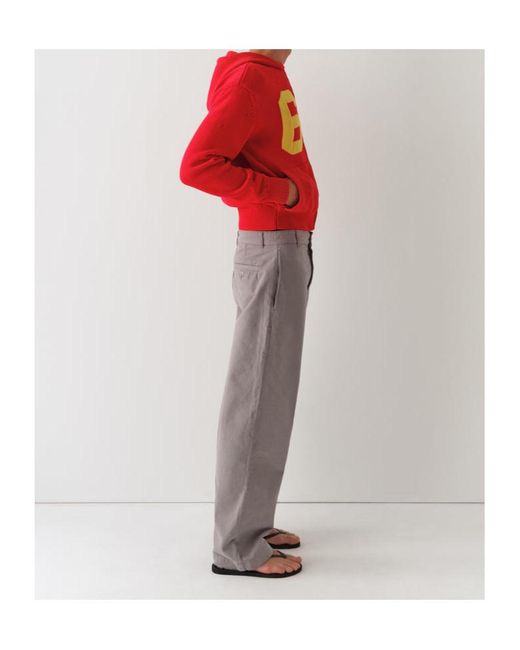 GIMAGUAS Gray Casual Pants With Belt Loops for men