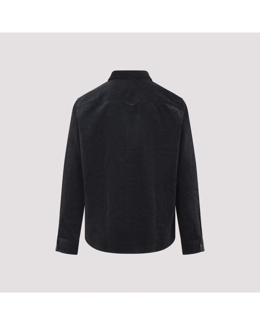 AMI Blue Ami Ami De Coeur Button Down Shirt for men
