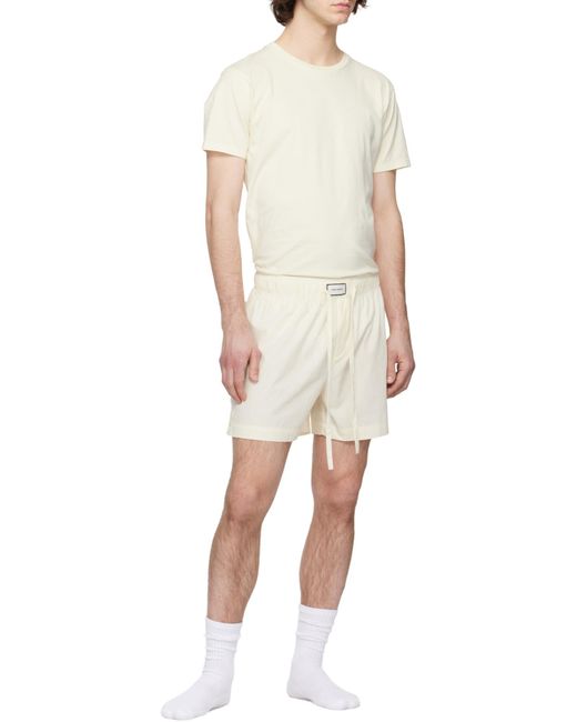 Entire studios White Drawstring Shorts for men