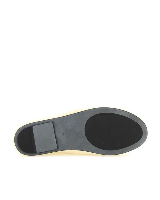 The Row Natural Logo Flats