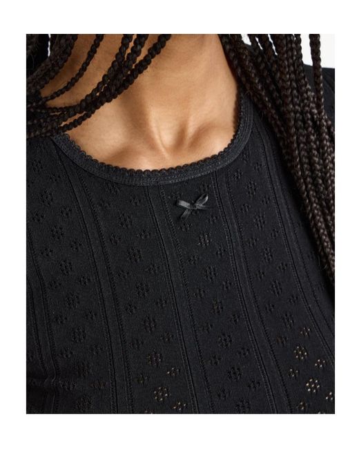 J.W. Anderson Black Jw Anderson Short-Sleeved Crewneck T-Shirt