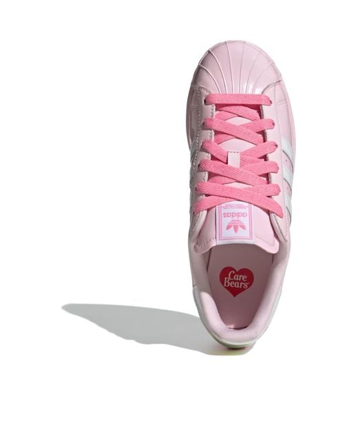 Adidas Originals Pink X Care Bears Superstar Ii Lace-Up Sneakers