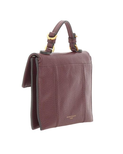 Gianni Chiarini Purple Vicky Flap Shoulder Bag