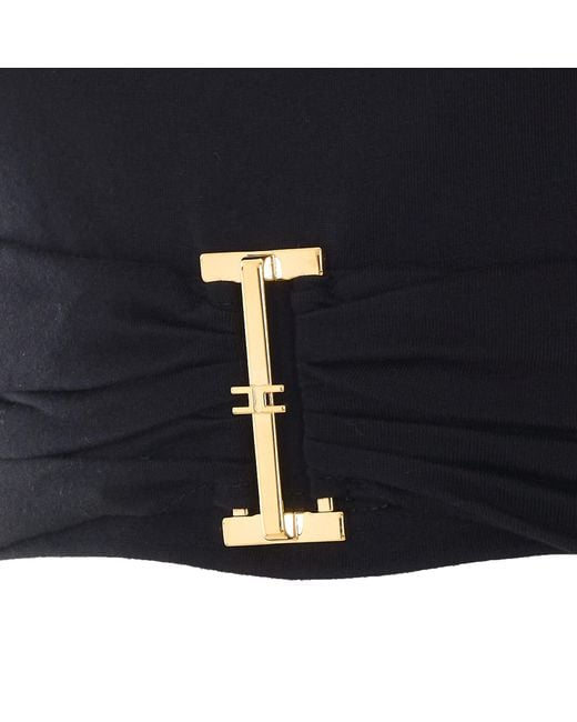Elisabetta Franchi Blue Short-Sleeved T-Shirt