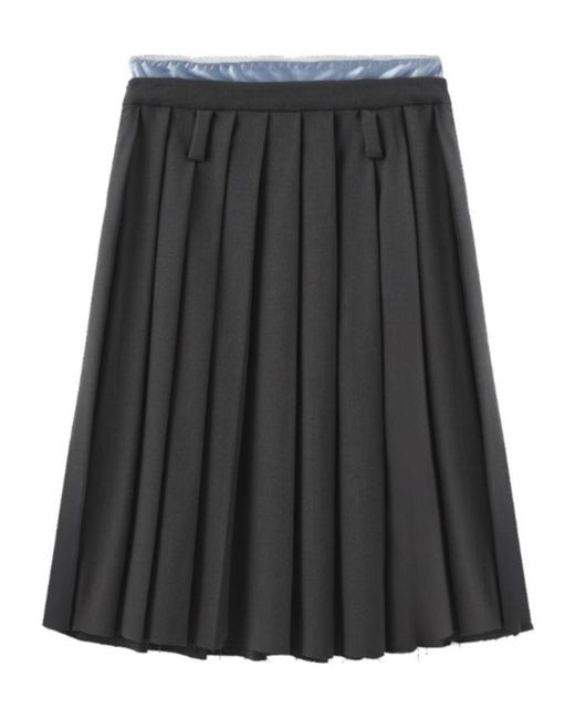 Marissa Chiara Black Patchwork Skirt