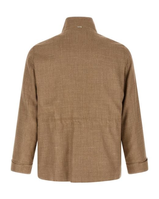 Herno Brown Field Saharan Jacket