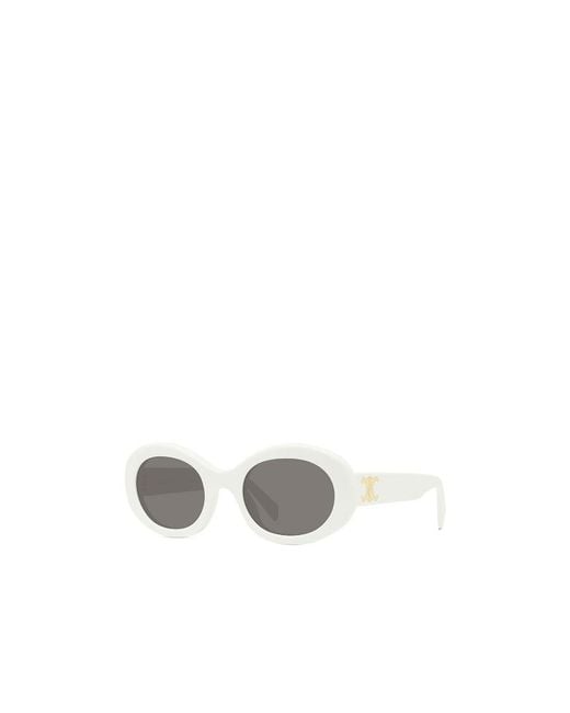 Céline White Triomphe 01 Sunglasses